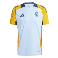 adidas Real Madrid Trainingsset 2024-2025 Lichtblauw Oranje Donkerblauw