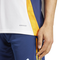adidas Real Madrid Trainingsshirt 2024-2025 Wit Donkerblauw