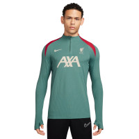 Nike Liverpool Strike Elite Trainingspak 1/4-Zip 2024-2025 Groen Zwart Rood