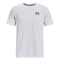 Under Armour Heavyweight T-Shirt Logo Wit Zwart