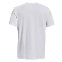 Under Armour Heavyweight T-Shirt Logo Wit Zwart