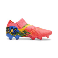 PUMA Future 7 Ultimate Neymar Jr Gras / Kunstgras Voetbalschoenen (MG) Roze Zwart Blauw Groen Oranje