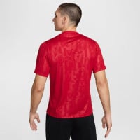 Nike Liverpool Pre-Match Trainingsshirt 2024-2025 Rood Geel