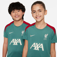 Nike Liverpool Strike Trainingsset 2024-2025 Kids Groen Zwart Rood