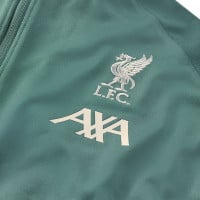 Nike Liverpool Strike Trainingspak Full-Zip 2024-2025 Kleuters Groen Zwart Rood