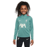 Nike Liverpool Academy Pro Trainingspak 1/4-Zip 2024-2025 Kleuters Groen Rood Wit