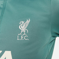 Nike Liverpool Academy Pro Trainingstrui 1/4-Zip 2024-2025 Kleuters Groen Rood