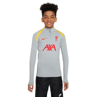 Nike Liverpool Strike Trainingstrui 2024-2025 Kids Grijs Geel Rood