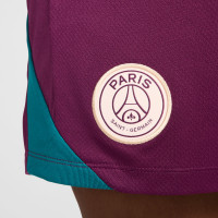 Nike Paris Saint Germain Strike Trainingsbroekje 2024-2025 Dames Paars Groen Wit Goud