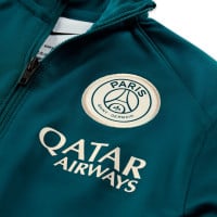 Nike Paris Saint Germain Strike Trainingspak Full-Zip 2024-2025 Baby Groen Paars Wit Goud