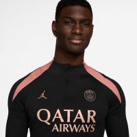 Nike Paris Saint-Germain x Jordan Strike Trainingspak 1/4-Zip 2024-2025 Zwart Roze Brons