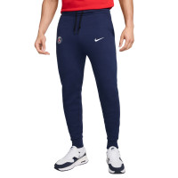 Nike Paris Saint Germain Tech Fleece Jogger 2024-2025 Donkerblauw Wit