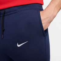 Nike Paris Saint Germain Tech Fleece Jogger 2024-2025 Donkerblauw Wit