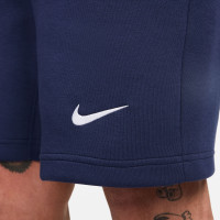 Nike Paris Saint-Germain Tech Fleece Broekje 2024-2025 Donkerblauw Wit