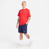 Nike Paris Saint-Germain Tech Fleece Broekje 2024-2025 Donkerblauw Wit