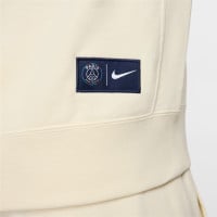 Nike Paris Saint-Germain Club Hooded Trainingspak 2024-2025 Beige Donkerblauw