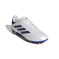 adidas Copa Pure 2 League Gras Voetbalschoenen (FG) Kids Wit Blauw Rood