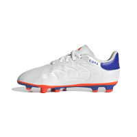 adidas Copa Pure 2 Club Gras / Kunstgras Voetbalschoenen (MG) Kids Wit Blauw Rood