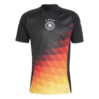 adidas Duitsland Pre-Match Trainingsshirt 2024-2026 Zwart Wit Multicolor