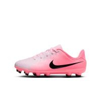 Nike Tiempo Legend 10 Academy Gras / Kunstgras Voetbalschoenen (MG) Kids Lichtroze Felroze Zwart