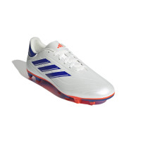 adidas Copa Pure 2 Club Gras / Kunstgras Voetbalschoenen (MG) Wit Blauw Rood