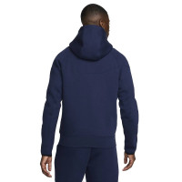 Nike Paris Saint-Germain Tech Fleece Trainingspak 2024-2025 Donkerblauw Wit