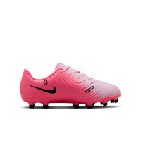 Nike Tiempo Legend 10 Club Gras / Kunstgras Voetbalschoenen (MG) Kids Lichtroze Felroze Zwart