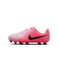 Nike Tiempo Legend 10 Club Gras / Kunstgras Voetbalschoenen (MG) Kids Lichtroze Felroze Zwart