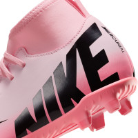 Nike Mercurial Superfly 9 Club Gras / Kunstgras Voetbalschoenen (MG) Kids Lichtroze Zwart