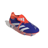 adidas Predator Elite FT IJzeren-Nop Voetbalschoenen (SG) Blauw Wit Rood