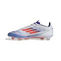 adidas F50 Pro Gras Voetbalschoenen (FG) Wit Rood Blauw