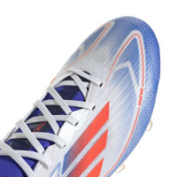 adidas F50 Pro Gras Voetbalschoenen (FG) Wit Rood Blauw