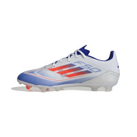 adidas F50 League Gras Voetbalschoenen (FG) Wit Rood Blauw