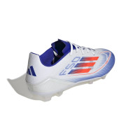 adidas F50 League Gras Voetbalschoenen (FG) Wit Rood Blauw