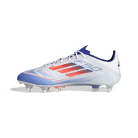 adidas F50 Elite IJzeren-Nop Voetbalschoenen (SG) Wit Rood Blauw