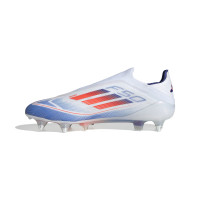 adidas F50 Elite Veterloze IJzeren-Nop Voetbalschoenen (SG) Wit Rood Blauw