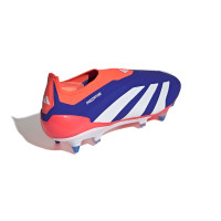 adidas Predator Elite Veterloze IJzeren-Nop Voetbalschoenen (SG) Blauw Wit Rood