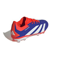 adidas Predator Elite Gras Voetbalschoenen (FG) Kids Blauw Wit Rood