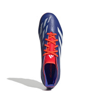 adidas Predator League Gras / Kunstgras Voetbalschoenen (MG) Blauw Wit Rood