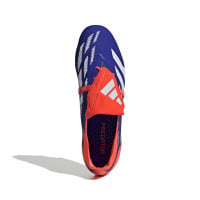 adidas Predator Elite FT Gras Voetbalschoenen (FG) Blauw Wit Rood