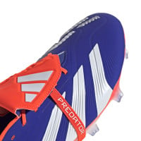 adidas Predator Elite FT Gras Voetbalschoenen (FG) Blauw Wit Rood