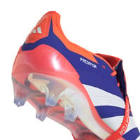 adidas Predator Elite FT Gras Voetbalschoenen (FG) Blauw Wit Rood