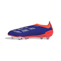 adidas Predator Elite Veterloze Gras Voetbalschoenen (FG) Blauw Wit Rood