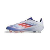 adidas F50 Elite Gras Voetbalschoenen (FG) Wit Rood Blauw