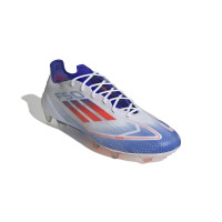 adidas F50 Elite Gras Voetbalschoenen (FG) Wit Rood Blauw