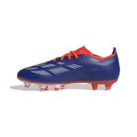 adidas Predator League IJzeren-Nop Voetbalschoenen (SG) Blauw Wit Rood