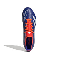 adidas Predator League IJzeren-Nop Voetbalschoenen (SG) Blauw Wit Rood