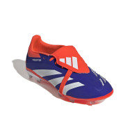 adidas Predator Elite FT Gras Voetbalschoenen (FG) Kids Blauw Wit Rood