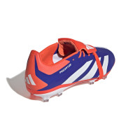 adidas Predator Elite FT Gras Voetbalschoenen (FG) Kids Blauw Wit Rood