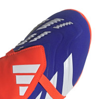 adidas Predator Elite FT Gras Voetbalschoenen (FG) Kids Blauw Wit Rood